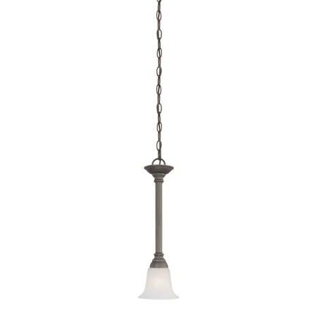 Thomas Riva 6'' Wide 1Light Mini Pendant, Painted Bronze SL820663